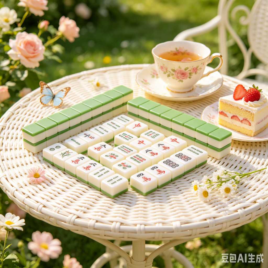 metallic finish mahjong set